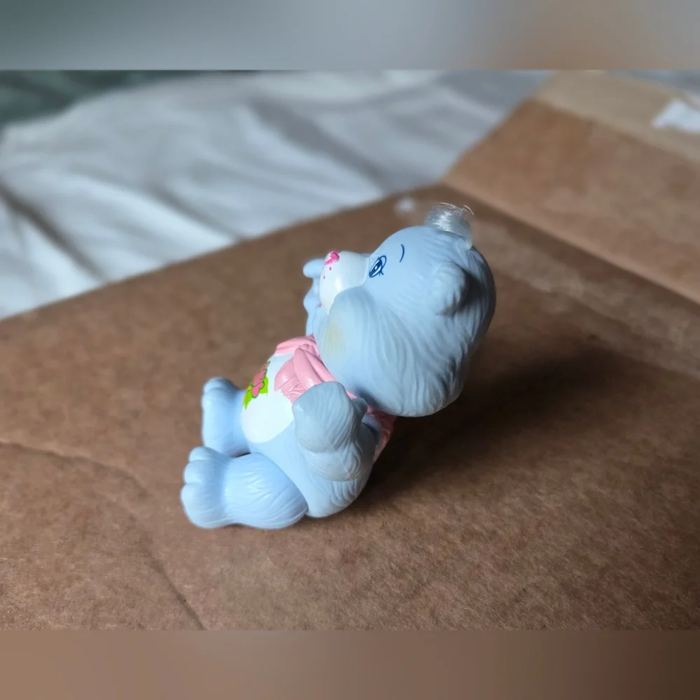 Vintage Blue and Pink Grams Care Bear Toy Figure - Picture 3 of 5